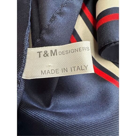 Millicent The President’s Scarf in red white and blue size 50”x10”.   #32-1177 - Picture 3 of 6